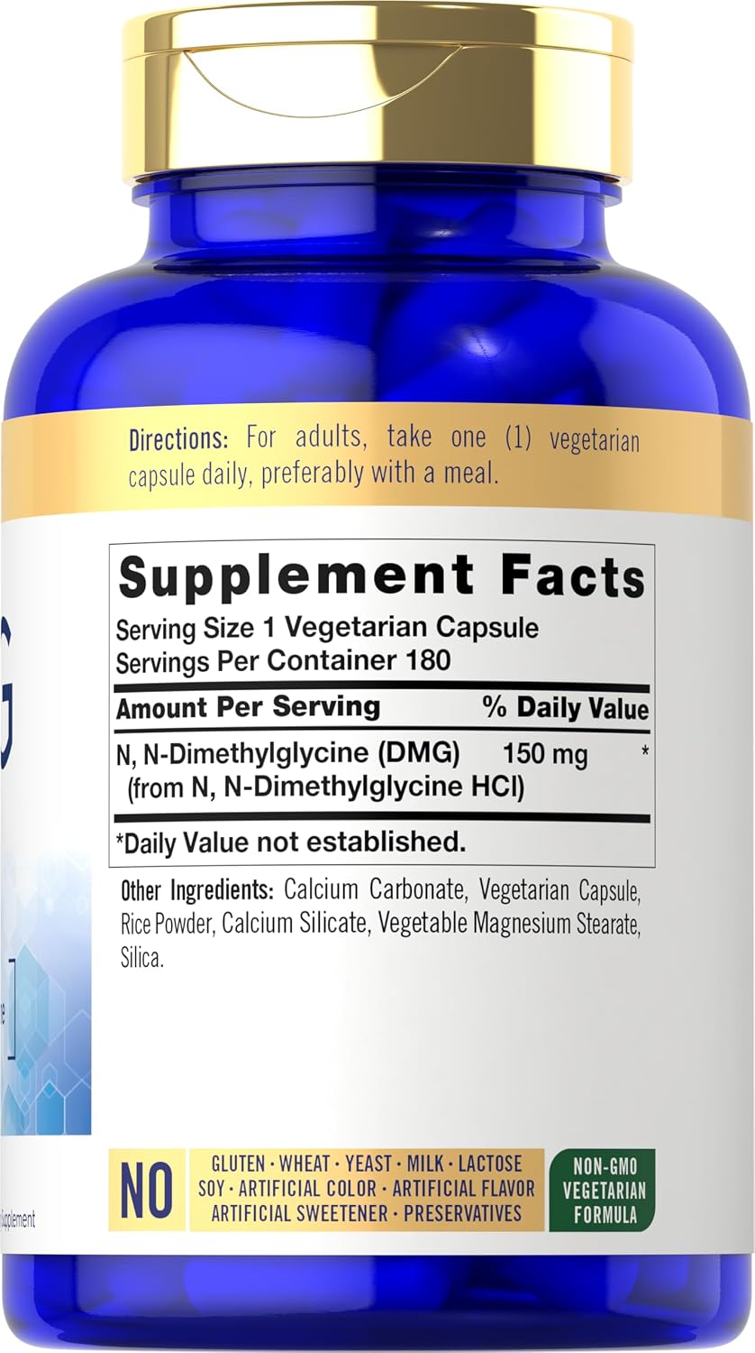 Carlyle DMG N-Dimetilglicina 150 mg | 180 Cápsulas