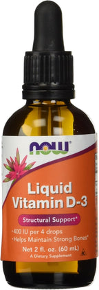 Now Foods Vitamina D3 Líquida 118 ml (Pack de 2)