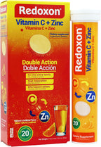 Redoxon Vitamina C + Zinc, 20 Comprimidos Efervescentes Sabor Naranja