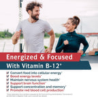 Innate Vitality Vitamina B12 5000mcg Sublingual, Metilcobalamina Vegano, 90 Comprimidos