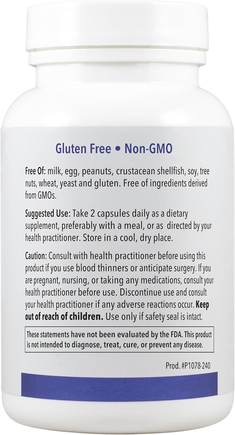 Patient One Metabolic Care | Complemento para Apoyar la Respuesta Inflamatoria Saludable y la Salud Cardiaca | con Aceite de Pescado, CLA y Aceite de Borraja | 240 Cápsulas