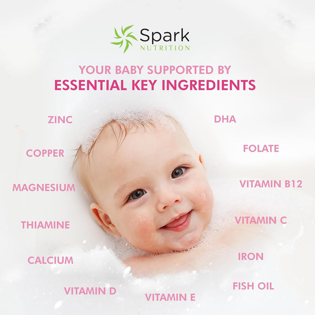 Pregnaforte 1 al Día Vitaminas Prenatales - 60 Cápsulas con Ácido Fólico y Omega 3