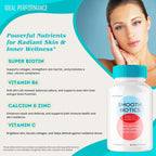 Smooth Biotics Cápsulas - Apoyo para la Piel y el Intestino con Probióticos - Fórmula Natural (2 Paquetes)