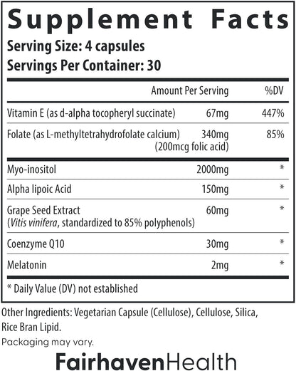 Fairhaven Health Ovaboost Suplemento de Fertilidad para Mujer - 120 Cápsulas – Image 4