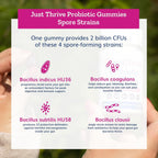 Just Thrive Probiotic Gummies – Gomitas probióticas para toda la familia (30 unidades)