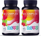 LIVS Vitamina B12 Gummies - 1500 mcg de Metilcobalamina Vegana - Suplemento para Energía, Metabolismo y Nervios - 60 Gominolas Sabor Frambuesa