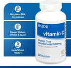MAJOR Vitamina C 500 mg Ácido Ascórbico - 300 Comprimidos
