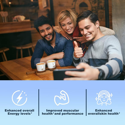 NAD+ Liposomal con Nicotinamida Ribósido, – Colágeno: proteína estructural importante para la piel, las – Image 4