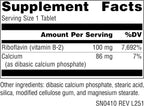 Source Naturals Vitamina B-2 Riboflavina 100 mg - 250 Comprimidos