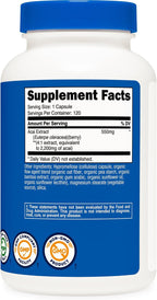 Nutricost Extracto de Acai - 120 Cápsulas (550mg por ración)