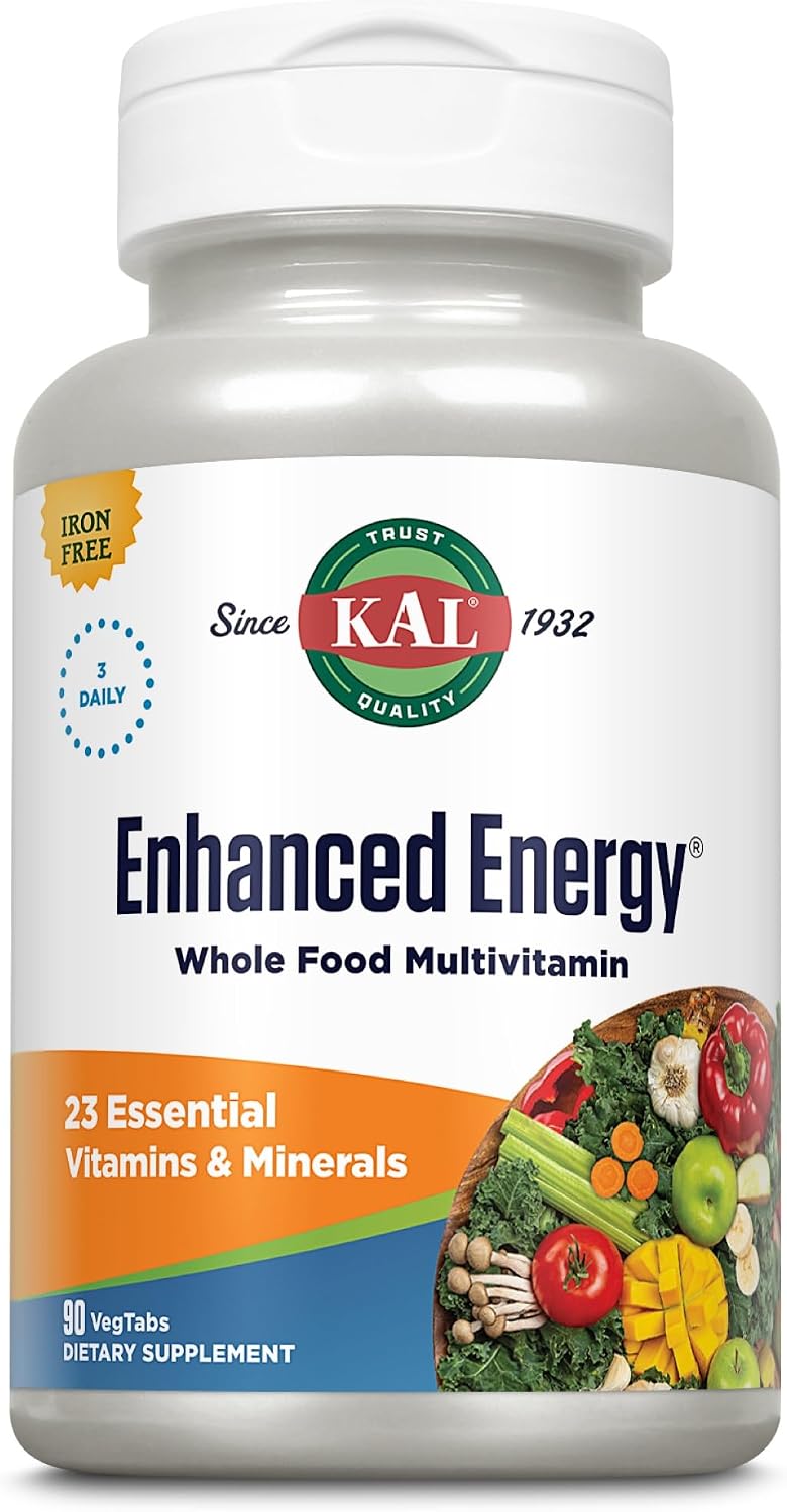 KAL Enhanced Energy Iron Free - 90 Comprimidos