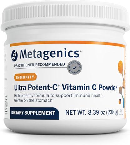 Metagenics Ultra Potent-C Vitamina C en – Ascorbato cálcico: Forma de vitamina C tamponada, menos ácida y mejor – Image 1