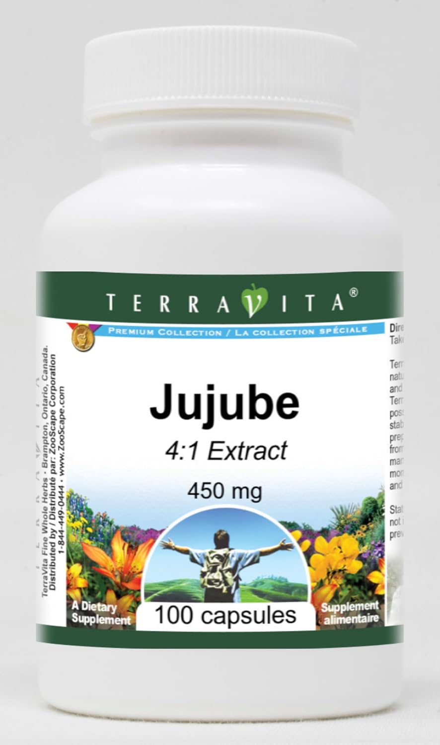 Jujube 4:1 - 450 mg (100 Cápsulas)