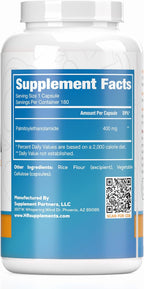 Palmitoylethanolamida (PEA) 400mg - 180 Cápsulas | Harvest Naturals