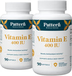 Pattern Wellness Vitamina E 400 UI – 90 Cápsulas Blandas