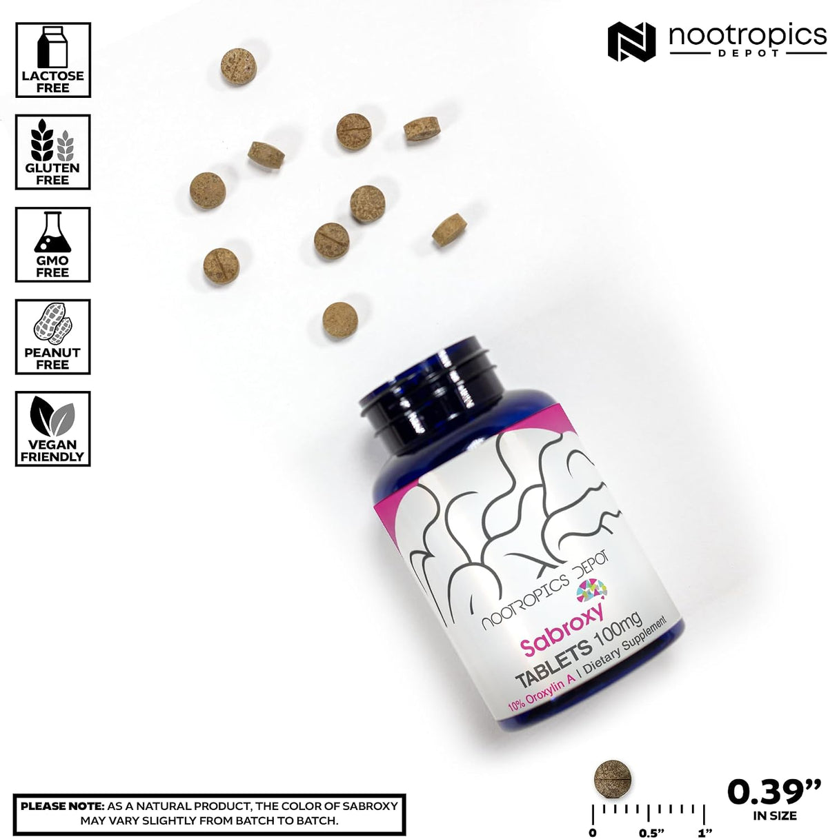 Comprimidos Nootropics Depot Sabroxy® | 100 – Favorece la función cognitiva: La protección neuronal y el aumento – Image 3