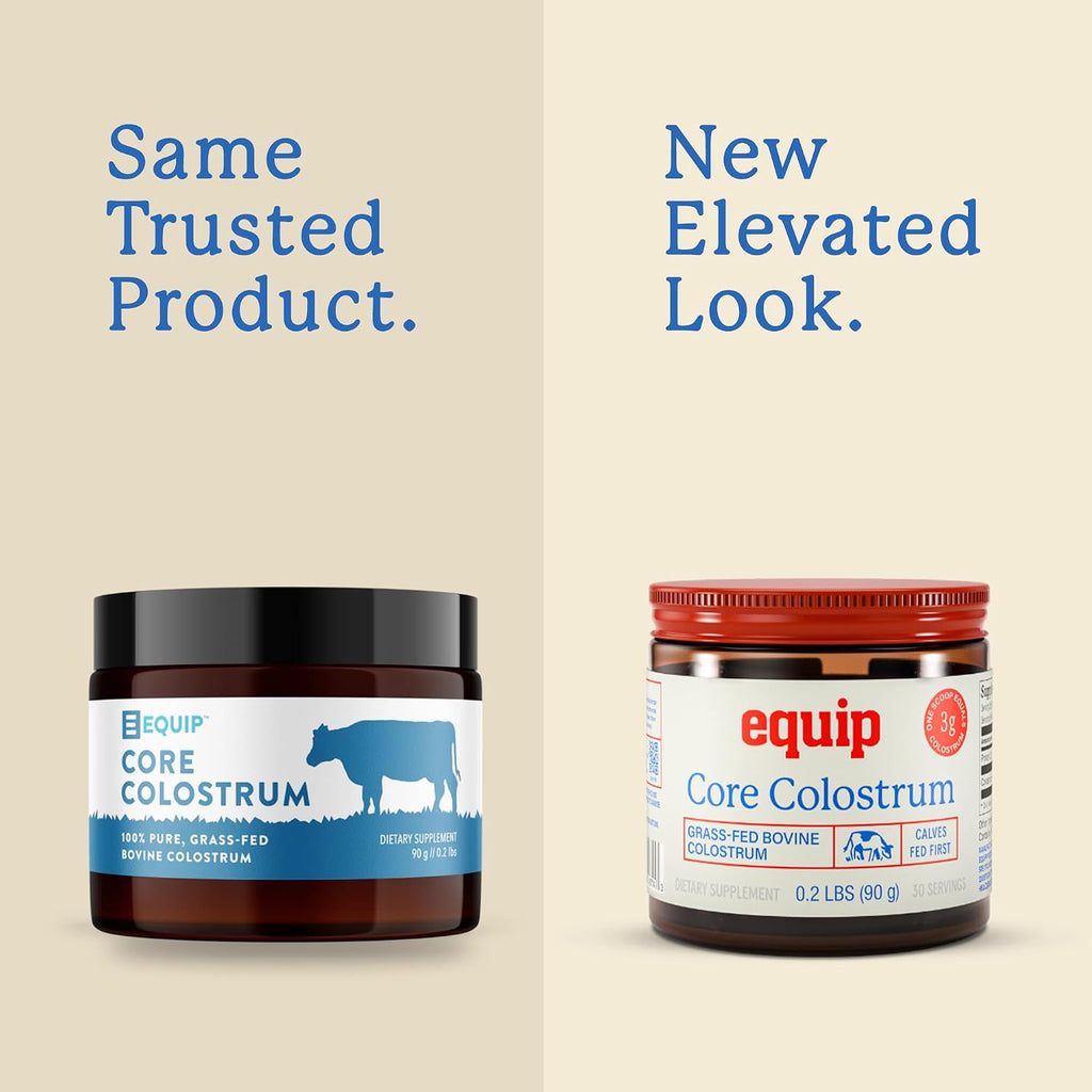 Equip Foods Core Bovine Colostrum Powder - 3000mg, Grass Fed, 30 Servicios