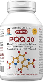 ANDREW LESSMAN PQQ 20mg - 60 Cápsulas