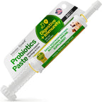 Probiotics Paste for Dogs Prebiotic for Canine, Gut Support, & Immune Boost, All Natural with 1 Billion per ML Includes (MOS)+ Beta Glucans + D-Mannose, No Animal by-Products - 60ML Single Tube