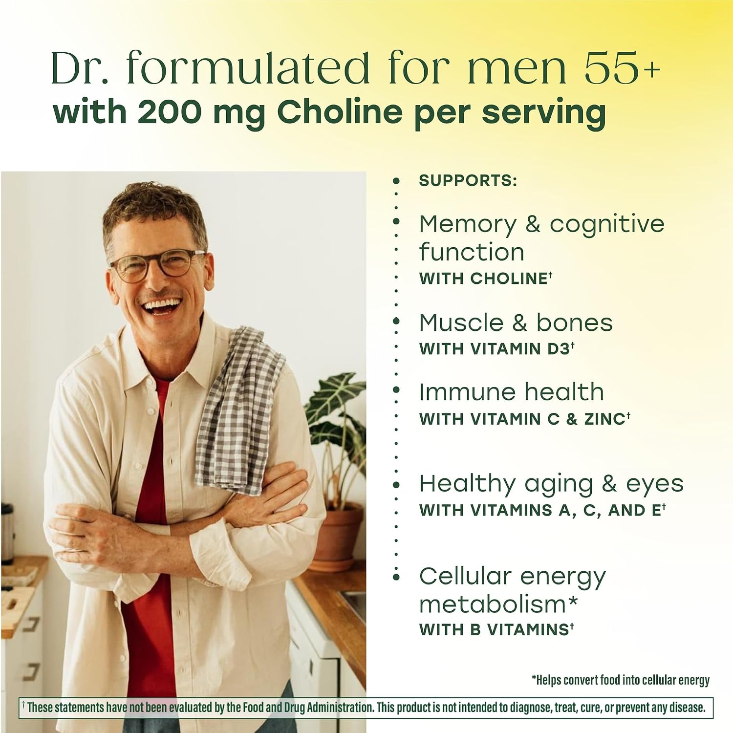 MegaFood Multivitamínico Avanzado para Hombres 55+ - 60 Comprimidos (30 Dosis)