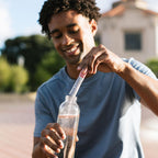 BRAINMD Brain Boost On The Go - Polvo Nootrópico, Sabor Bayas, 10 Sobres