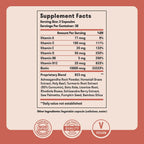 Biotina 10000 mcg con Vitaminas y Adaptógenos - Suplemento para Cabello, Piel y Uñas | Vegano, Sin Gluten, 60 Cápsulas
