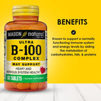 MASON NATURAL Ultra B Complejo B, 100 comprimidos