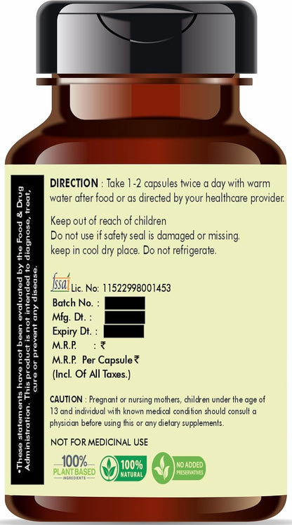 Extracto de Guduchi 500mg - 60 Cápsulas Vegetarianas | Tinospora Cordifolia | 100% Natural | Vegano | Sin Gluten – Image 8