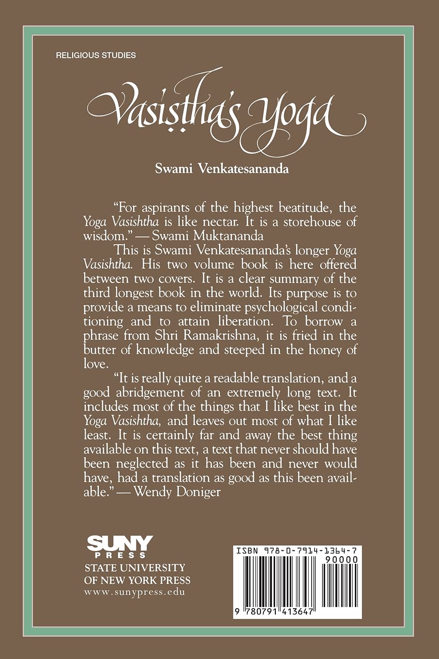 Vasiṣṭha's Yoga (Special Paper; 27)