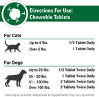 Vet Classics CAS Options Extra Strength Immune Support para Perros y Gatos – Suplemento Antioxidante – Fórmula Extra Fuerte – 120 Comprimidos Masticables
