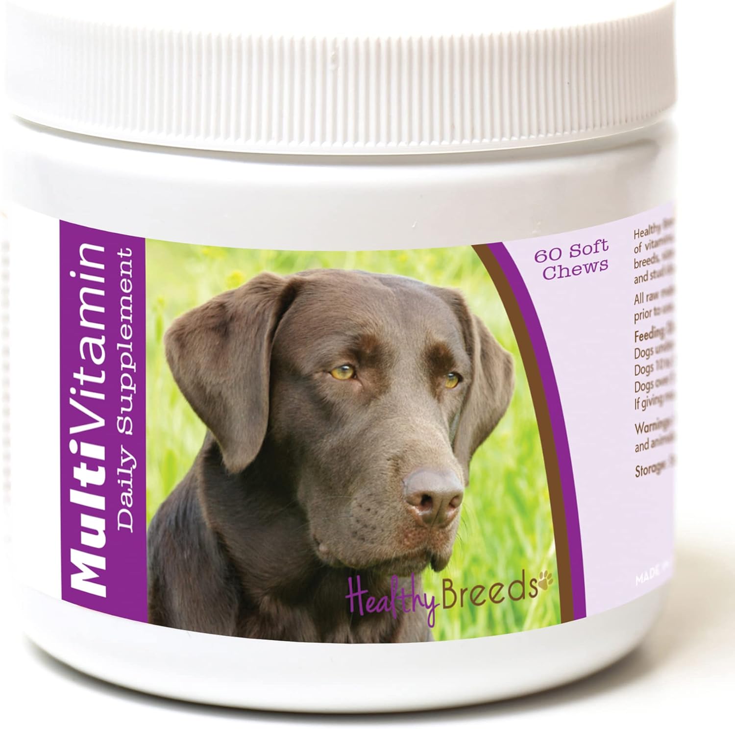 Healthy Breeds Labrador Retriever Multi-Vitamin Soft Chews 60 Count