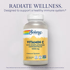 SOLARAY Vitamin C 1000 mg with Bioflavonoids, Rose Hips and Acerola - 250 Capsules