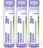 Boiron Hamamelis Virginiana 200ck Medicamento Homeopático para Hemorroides - Pack de 3 (240 glóbulos)