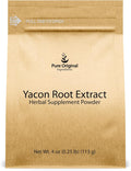 PURE ORIGINAL INGREDIENTS Extracto de Raíz de Yacón (113 g) Siempre Puro, Sin Rellenos ni Aditivos, Suplemento Herbal en Polvo