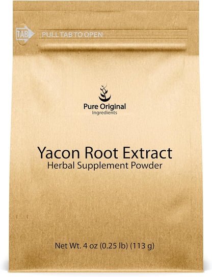 PURE ORIGINAL INGREDIENTS Extracto de Raíz de Yacón (113 g) Siempre Puro, Sin Rellenos ni Aditivos, Suplemento Herbal en – Image 1