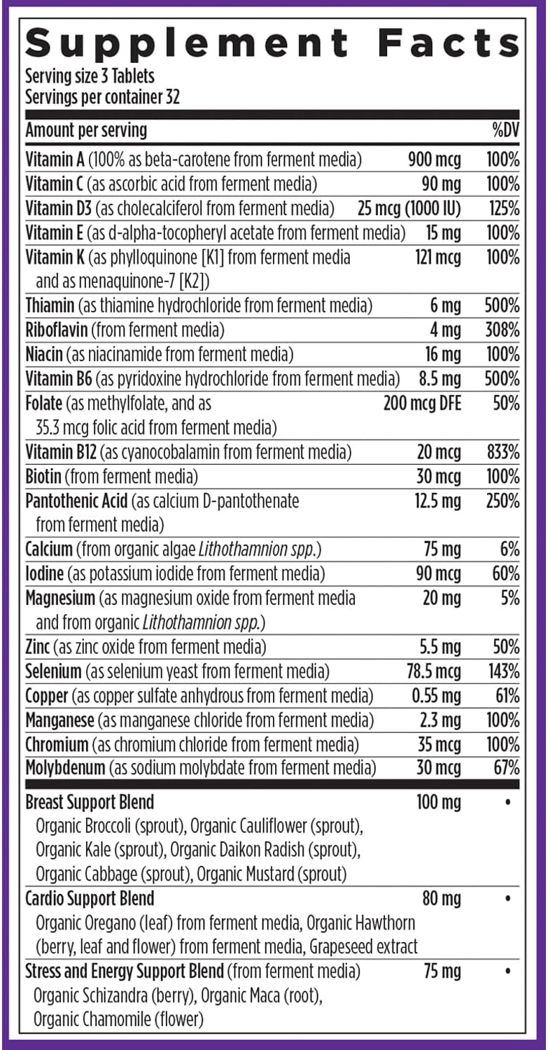 New Chapter Multivitamínico Avanzado para Mujeres de 40+