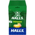 HALLS Defense Vitamin C Drops Sugar Free, Citrus Assortment, 300 Count (12 Bags of 25)