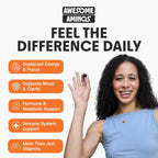 Awesome Everyday Essential Daily Nutrition Gummies – Gominolas Nutricionales Diarias con Aminoácidos Esenciales, Vitaminas, Minerales y Superalimentos Fermentados