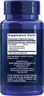 Life Extension Tart Cherry with CherryPURE® - 60 Capsules