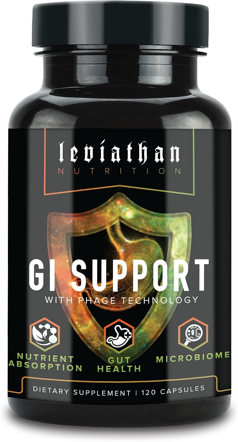 Leviathan Nutrition GI | Salud Intestinal y Microbioma | 120 Cápsulas