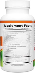 Wellness Resources Daily Energy Multiple Vitamin - 90 Capsules - Multivitamin Methylated without Iron
