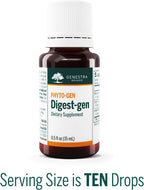 Genestra Brands Digest-gen | Suplemento Herbal de Aliso Negro, Higuera y Nogal Inglés | 15 ml