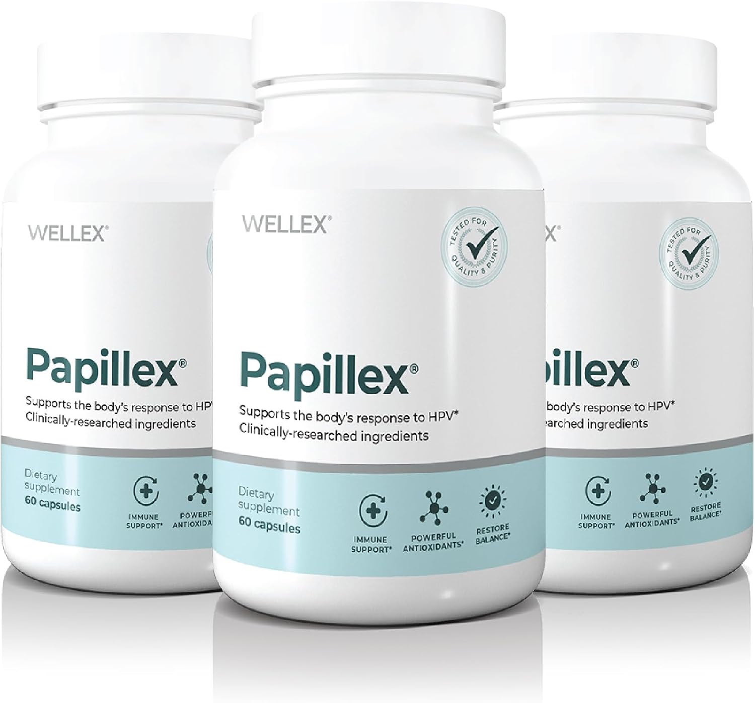 Papillex Complemento Alimenticio, 60 Cápsulas (Pack de 3)