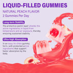 Multivitamínico Gummy para Mujeres 50+ - Vitaminas A, C, D3, E, K2, Complejo B, Calcio, Magnesio