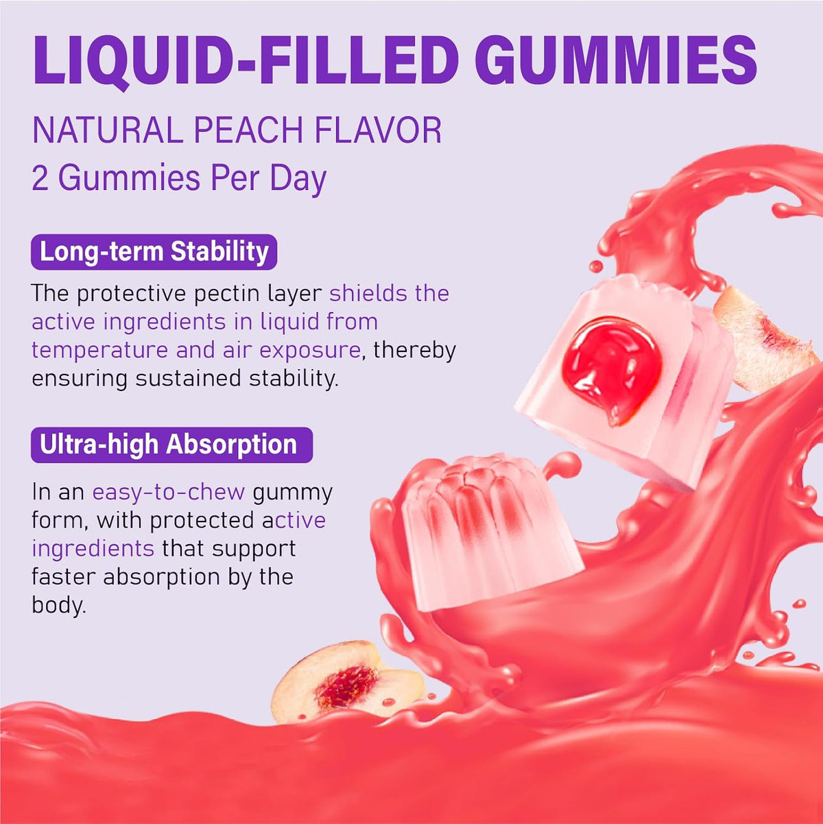 Multivitamínico Gummy para Mujeres 50+ - Vitaminas A, C, D3, E, K2, Complejo B, Calcio, Magnesio – Image 7