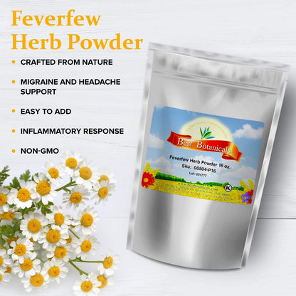 Best Botanicals Polvo de Hierba de Santa María (Feverfew) 454 g – Image 2