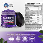 Vitamax Gominolas Antiedad NAD+ Resveratrol Berberina Biotina