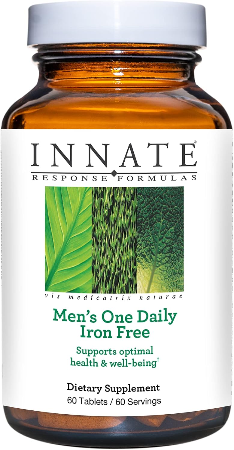 INNATE Response Formulas Men's Multivitamin, Once Daily, Iron-Free - 60 Tablets