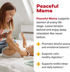 Redd Remedies Peaceful Mama – Suplemento para el Estrés y Sueño con Lactium, Melisa y Jengibre – 30 Cápsulas