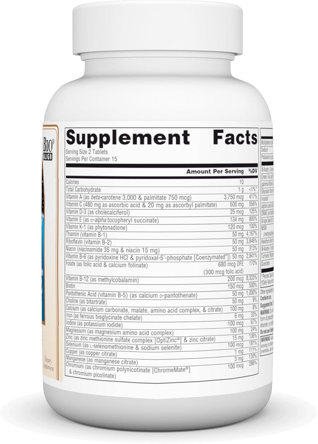 Source Naturals Life Force Multiple Multivitamínico de Alta Potencia, 30 Comprimidos